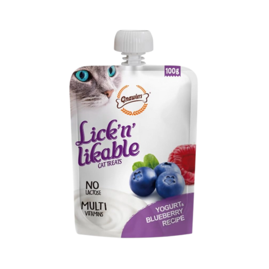 LICK N LICKABLE YOGURT & BLUEBERRY RECIPE - 100GR